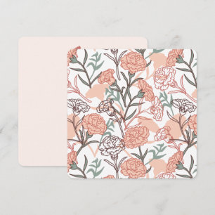 Invitación Floral inspirada en la naturaleza: patrón de flor
