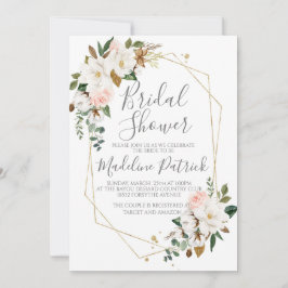 Invitación Floral Magnolia Bridal Shower