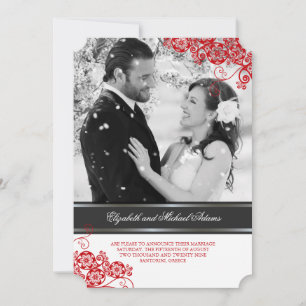 Invitación Floral Paisley Boho Moda Vintage Boda de fotografí