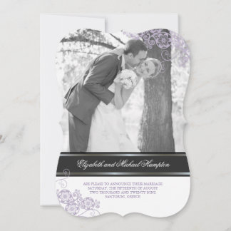 Invitación Floral Paisley Boho Moda Vintage Boda fotográfico