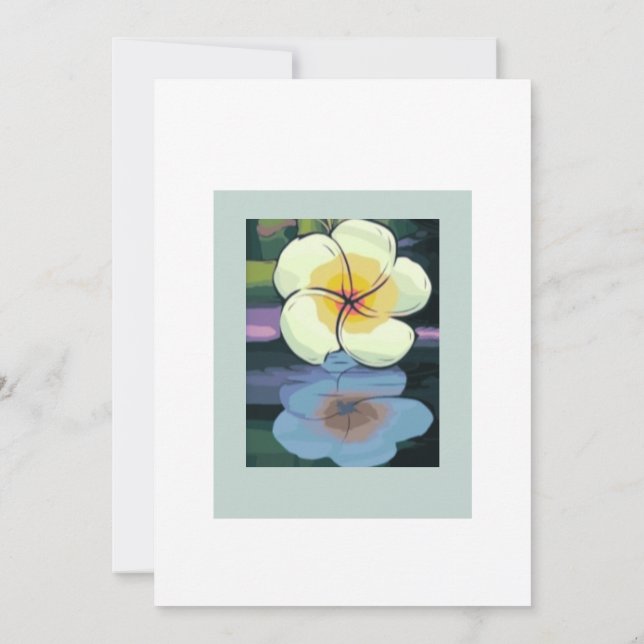 Invitación floral. Para todas las ocasiones. (Reverso)