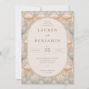 Invitación Floral Pastel Sofisticada
