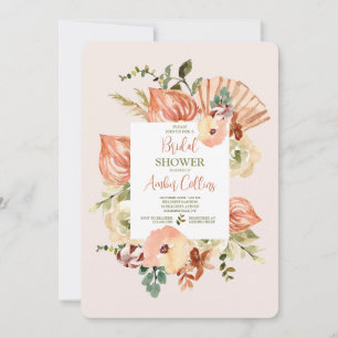 Invitación Floral pintada a mano