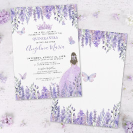 Invitación Floral Quinceañera