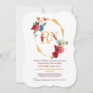 Invitación floral RN