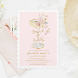 Invitación Floral rosa brunch<br><div class="desc">Nuestras invitaciones a Brunch y Bubbly Pink Floral marcarán el tono para su fabulosa celebración de la ducha de novia. Con hermosas flores y un fondo de color, estas invitaciones seguramente serán un éxito. Haga que su fiesta se desplace con estas invitaciones impresionantes. La mayoría de las letras son modificables....</div>