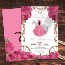 Floral rosa Charra Occidental Quinceañera