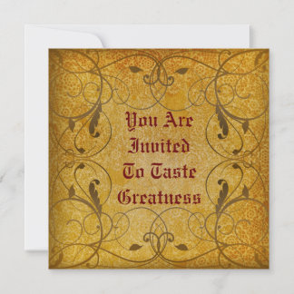 Invitación floral rústica