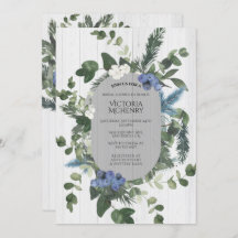 Floral rústica de madera blanca y ducha de novias 
