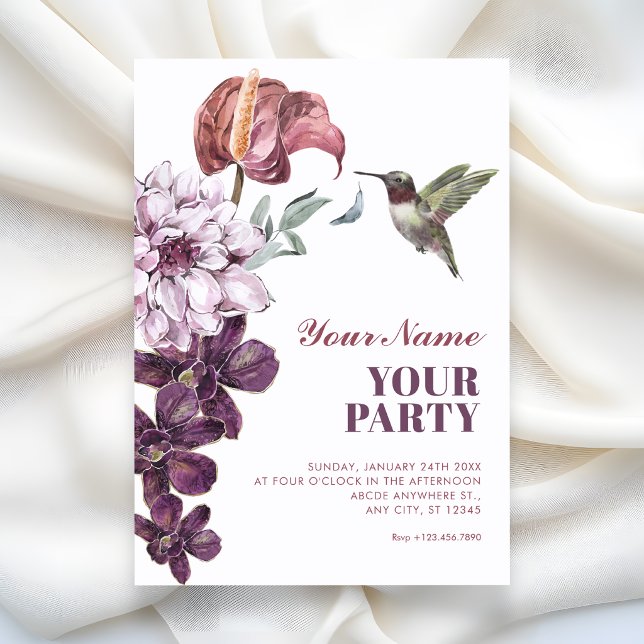 Invitación Floral rústico (Subido por el creador)