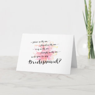Invitación Floral Serás Mi Día De La Boda De La Novia