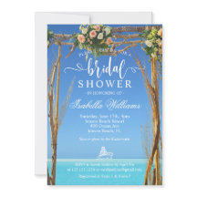 Floral Summer Beach Wedding Gate Bridal Shower