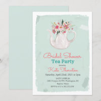 Floral Teapot Tea Fiesta Bridal Shower