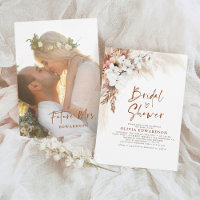 Floral Terracotta Boho Bridal Shower Mrs. Foto