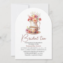 Floral Terracotta Boho Tea Fiesta Bridal Shower
