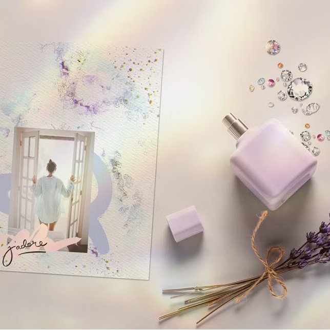 Invitación Floral Textured Paper Glitter Wedding Invitation (Subido por el creador)