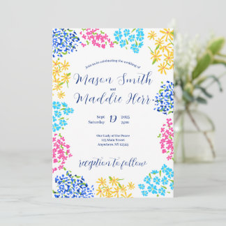 Invitación floral tonta
