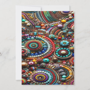 Invitación floral vintage