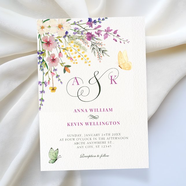 Invitación Floral wedding (Subido por el creador)