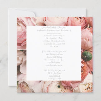 Invitación FLORAL Wonder WEDDING INVITATION