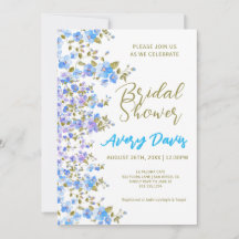 Floral y fabulosa ducha de novia