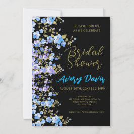 Invitación Floral y fabulosa ducha de novia