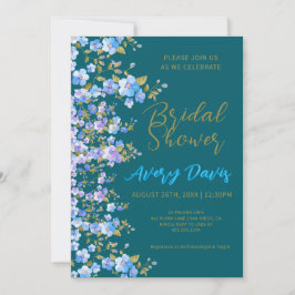 Invitación Floral y fabulosa ducha de novia