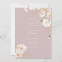 Florals encantados Boda rosado Rubor Wildflower
