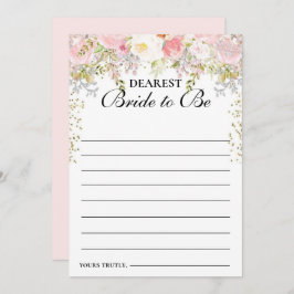 Invitación Florals rosa presupuesto Bridgerton Bridal Shower