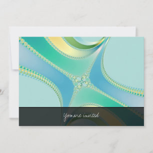 Invitación Florecer - Arte fractal