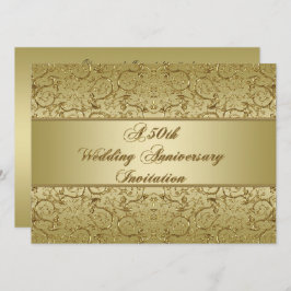 Invitación Florecer Bodas de Oro 50 Aniversario de Boda