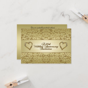 Invitación Florecer Bodas de Oro 50 Aniversario de Boda