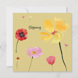 Invitación Florecimiento