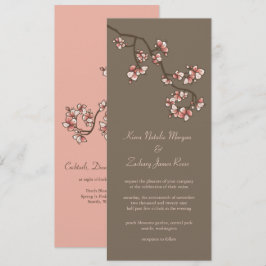 Invitación Florecimiento de rosa en florecimiento Sakura Invi