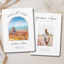 Invitación Florence Italia Wedding Save the Date
