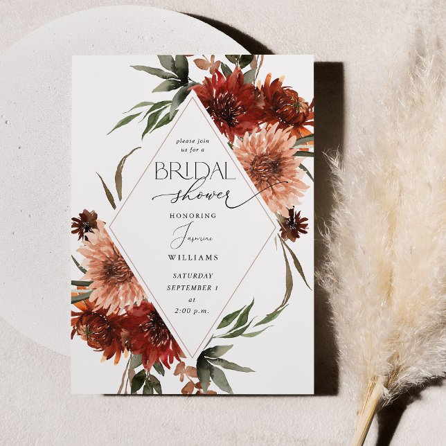 Invitación Florencia de la Tierra Rusa Ducha Bridal V3b (Subido por el creador)