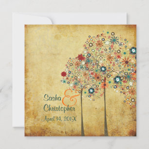 Invitación Florencia de otoño vintage de PixDezines