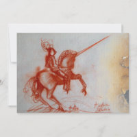 FLORENTINE KNIGHT en el hielo de pergamino HORSEBA