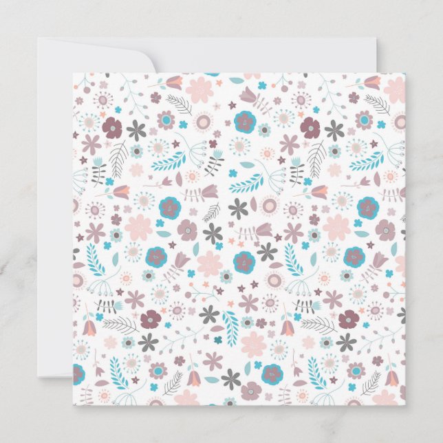 Invitación Flores (Anverso)