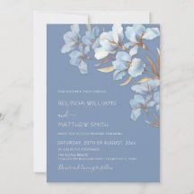 Flores 3D Blue Gold