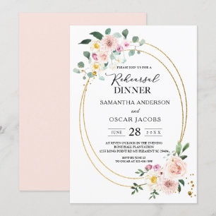 Invitación Flores acuáticas de primavera coloridas modernas
