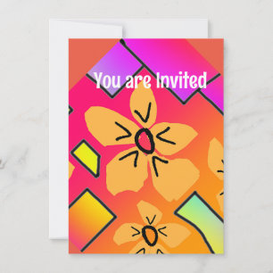 Invitación Flores Amarillas