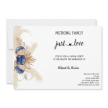 Flores Azules Nada Lujoso solo Amor Elopamiento