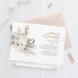 Invitación Flores Blancas Pampas Grass Greenery Bridal Brunch<br><div class="desc">Pampas hierba,  flores blancas,  verde claro sabio elegantes boho invitaciones a la ducha de novia - Brunch Bridal</div>