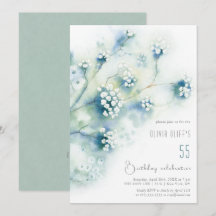 Flores blancas pequeñas cumpleaños cualquier edad