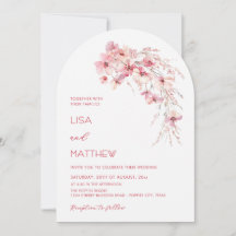 Flores Bohemias Rosadas Boda Casual Blanca