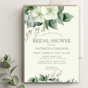 Invitación Flores botánicas acuarela para despedida de solter
