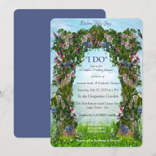 Invitación Flores de abeja y de abeja