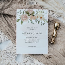 Flores de agua neutra Boho simples | BODA