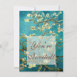 Invitación Flores de almendro de Van Gogh Clasicismo Impresio